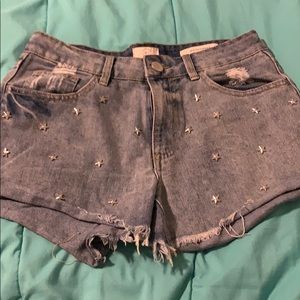 Star Jean Shorts